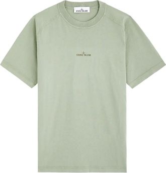 Stone Island T-shirt con logo - Verde