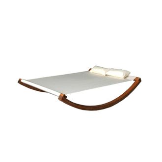 Concept Usine Hamaca balanc&iacute;n para 2 personas de madera beige