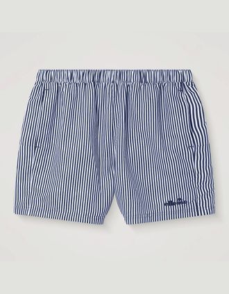 Ellesse Mens Sylbio Swim Short - White/Navy - White/Multi - Size: 29/28/32