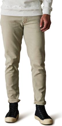 The Normal Brand Comfort Terry Five-Pocket Tailored Fit Pants in Sand Dune at Nordstrom, Size 36 X 34