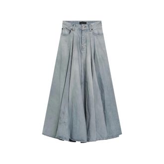 Balenciaga Fringe-detail Maxi Skirt