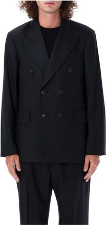 Our Legacy Unconstructed DB Blazer - Heren - Blazers - Zwart - L - Wol - Jassen
