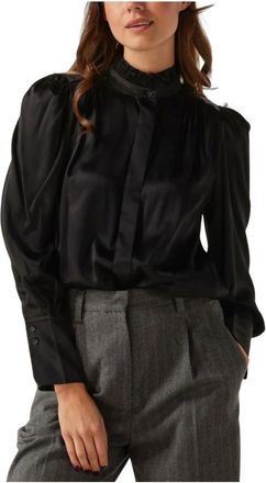 Kudibal Copenhagen Overhemden, Dames, Zwart, M, Roberta Blouse