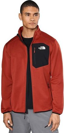 The North Face Crest Full Zip Mens Coat Iron Clay/Tnf Black : 2XL, Elastane/Polyester
