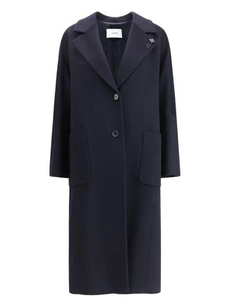 Lardini single-breasted coat - Blue