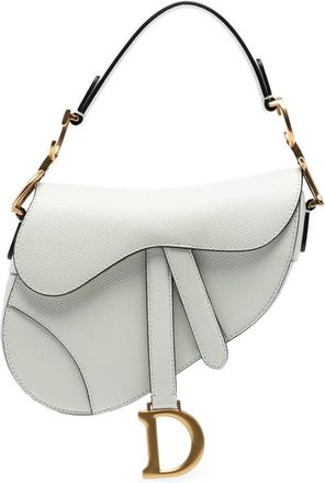 Dior Pre-owned Dior Mini Grained Calfskin Saddle Bag Ladies 28-MA-0230