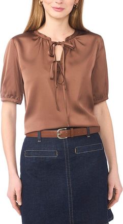 Vince Camuto Front Two-Ties Blouse