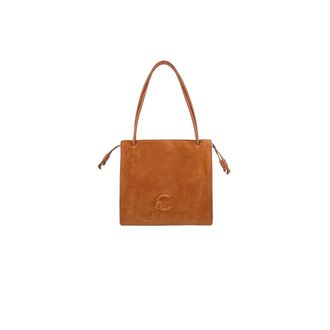 Coccinelle Dulse Su&egrave;de Handtas - Dames - Schoudertassen - Bruin - ONE Size - Su&egrave;de - Tassen