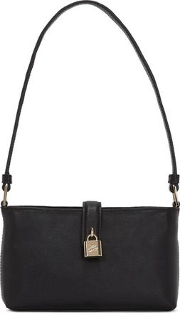 Karl Lagerfeld K Autograph Padlock Schoudertas Pouch - Dames - Schoudertassen - Zwart - ONE Size - Leer - Tassen