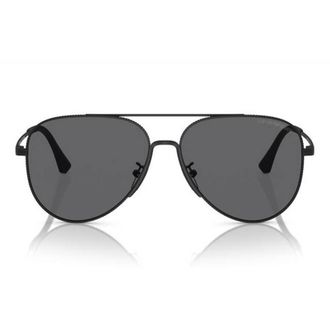 Emporio Armani Polarized Grey Pilot Mens Sunglasses EA2149D 300181 60