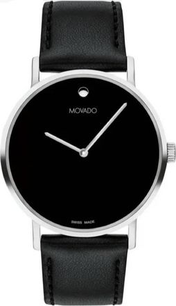 Movado Signature Quartz Black Dial Ladies Watch 0607943