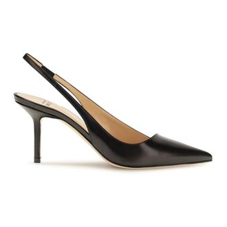 Francesco Russo D&eacute;collet&eacute; Slingback Asimmetriche - - Shoes - Donna - Nero - 38 EU