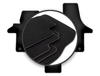 OEM Alfombrillas Premium Para Vw Transporter T5 Caravelle 2 Plazas (2003-2015)