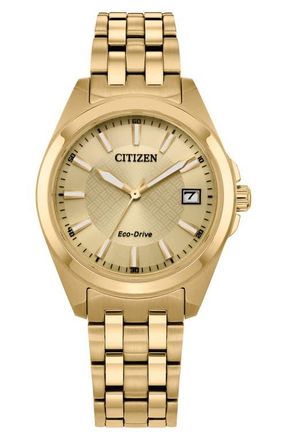 Citizen Dress Classic Bracelet Watch, 33mm in Gold-Tone at Nordstrom