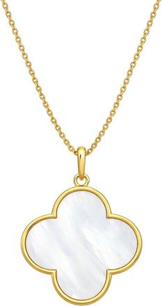 Gabi Rielle Femme Felling 14K Plated 26Mm Pearl Stackable Necklace