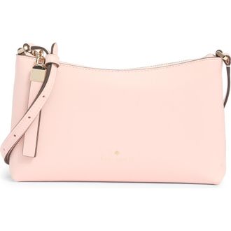 Kate Spade New York sadie saffiano leather small crossbody bag in Chalk Pink at Nordstrom Rack