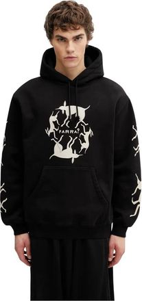 by Parra Hoodies & sweatvesten, Heren, Zwart, M, Katoen, Non Grand Cafe Hooded Sweatshirt