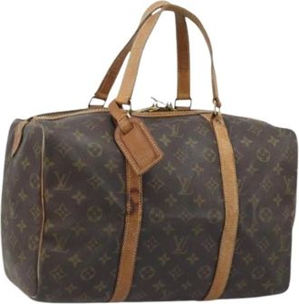 Louis Vuitton Pre-owned Weekend Bags, female, Brown, Size: ONE SIZE Pre-owned Monogram Canvas Boston Bag