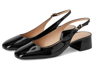 Stuart Weitzman Maeve Slingback 35 High Womens Heels Black : 7.5 M