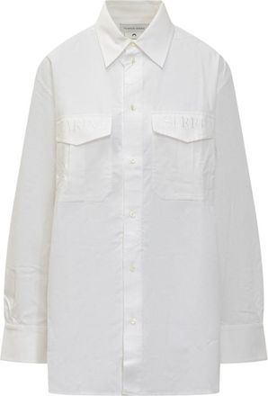 Marine Serre White Regular Solid Shirt