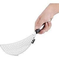 OEM Colador Universal De Acero Inoxidable Para Sartenes, Colador Resistente En Forma De Media Luna (caja Blanca Con Tapa Abatible). - Crezuo