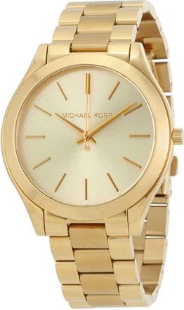 Michael Kors Runway Champagne Dial Ladies Watch MK3179