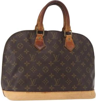 Louis Vuitton Pre-owned Handbags, female, Brown, Size: ONE SIZE Pre-owned Vintage Leather Handbag