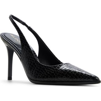 Aldo Re Samantha Slingback Pump in Other Black at Nordstrom, Size 6.5