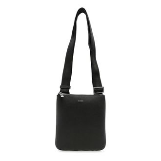 HUGO BOSS Tassen, unisex, Zwart, ONE Size, Leer, Northon Crossbody Tas