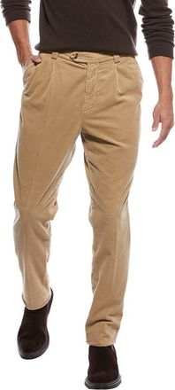 Brunello Cucinelli Pleated Leisure Fit Corduroy Pant