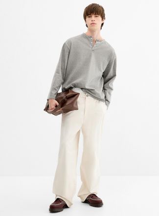 Djab Mens Stretch recycled cotton chinos Camden fit - Baggy