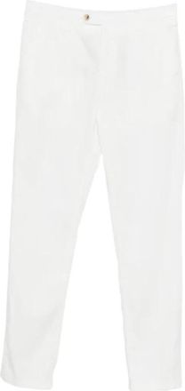 Canali Chinos - Heren - Chinos - Wit - 2XL - Broeken