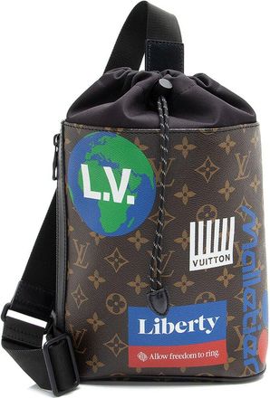 Louis Vuitton Brown Monogram Coated Canvas Logo Story (Authentic Pre-Loved)