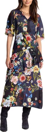 Johnny Was Florean Silk Dress