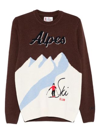 MC2 Saint Barth Bombardino sweater - men - Wool/Cashmere/Viscose/Polyamide - S - Brown