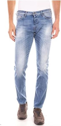 Armani Jeans Jeans - Heren - Slim Fit Jeans - Blauw - W40 - Katoen - Jeans