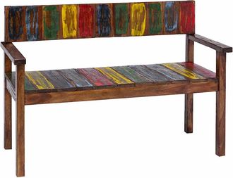 vidaXL Vidaxl - Sillas De Comedor 4 Unidades Madera Maciza Reciclada