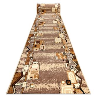 RugsX Passatoia Bcf Tracciato Beige 110 Cm Beige 110x1350 Cm