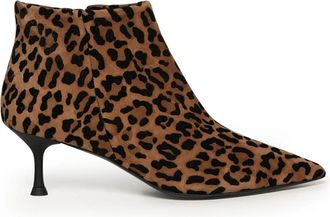 Giuliano Galiano Heeled Boots - Dames - Laarzen met Hak - Bruin - 39 EU - Su&egrave;de - Schoenen