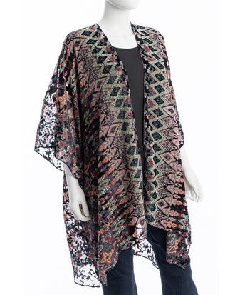Saachi Saachi Velvet Poncho