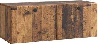 vidaXL Mueble De Tv De Pared 78,5 X 31 X 30 Cm Madera Envejecida Vidaxl