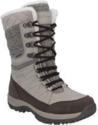 Hi-Tec Winterstiefel HI-TEC Riva WP, Damen, Gr. 39, island fossil, schwarz, ink, Synthetik, Schuhe Winterstiefel, Snowboots, Winterboots, Winterschuhe, warm 