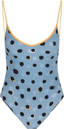 Fendi One-piece, female, Multicolor, Size: XS Falena Dots One-piece