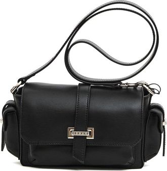Hogan Black Leather Camera Bag