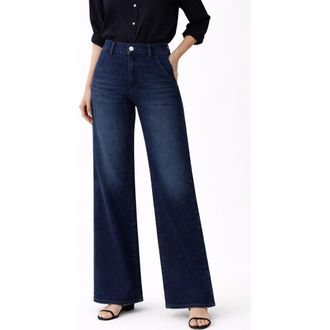 Fidelity Denim Katie Trouser High Rise in Crescent Blue at Nordstrom, Size 3331