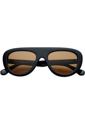 Freyrs Eyewear Jetsetter Aviator Sunglasses in Black at Nordstrom