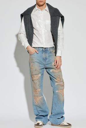 Amiri Jeans With Distressed Details, Mens, Blue