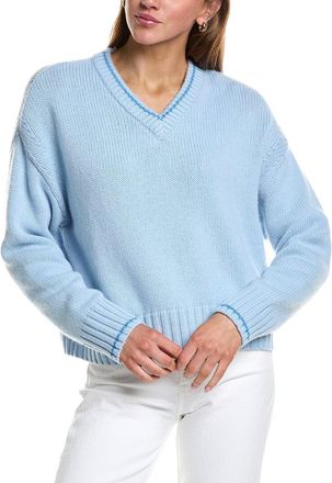Rowing Blazers Callie V Neck Wool & Cashmere-Blend Sweater