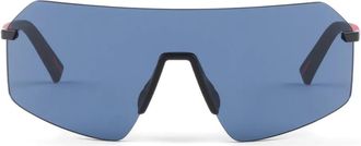 Prada Occhiali da sole con stampa - Nero