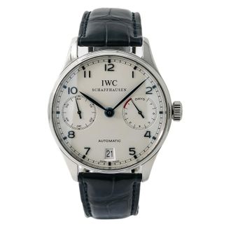 IWC Pre-owned IWC Portuguese Automatic Silver Dial Mens Watch IW500107